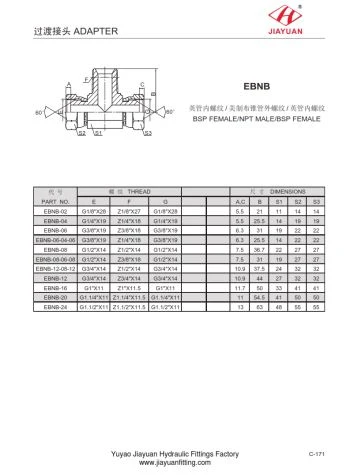 BSPP Female Swivel NPT Male Tee