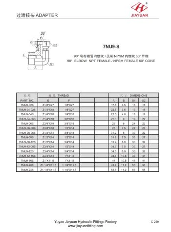 Adaptor Putar NPT Siku
