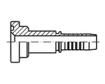 Perlengkapan Selang Hidrolik Flange SAE