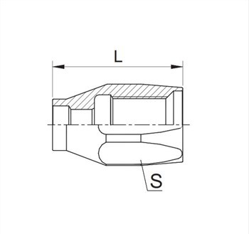 Ferrules SAE 100 R2A yang Dapat Digunakan Kembali